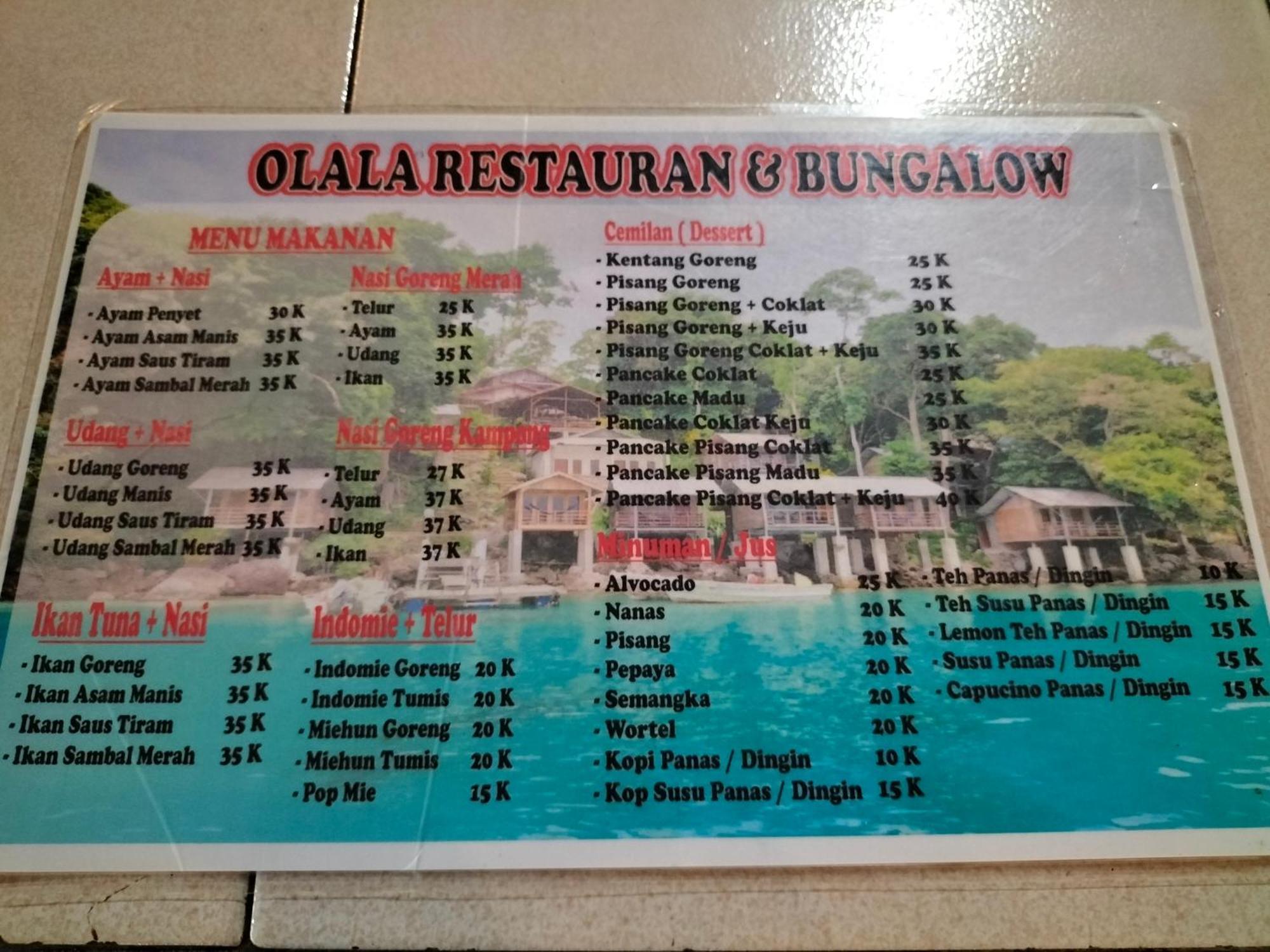 Olala Bungalows And Restaurant Sabang  Ngoại thất bức ảnh